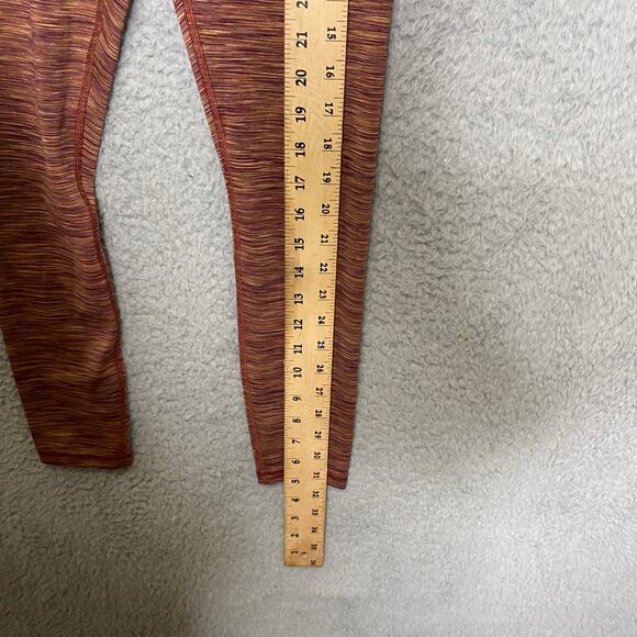 Athleta womens XS Transcend Textured 7/8 Tight Legging red athletic workout - Picture 5 of 7